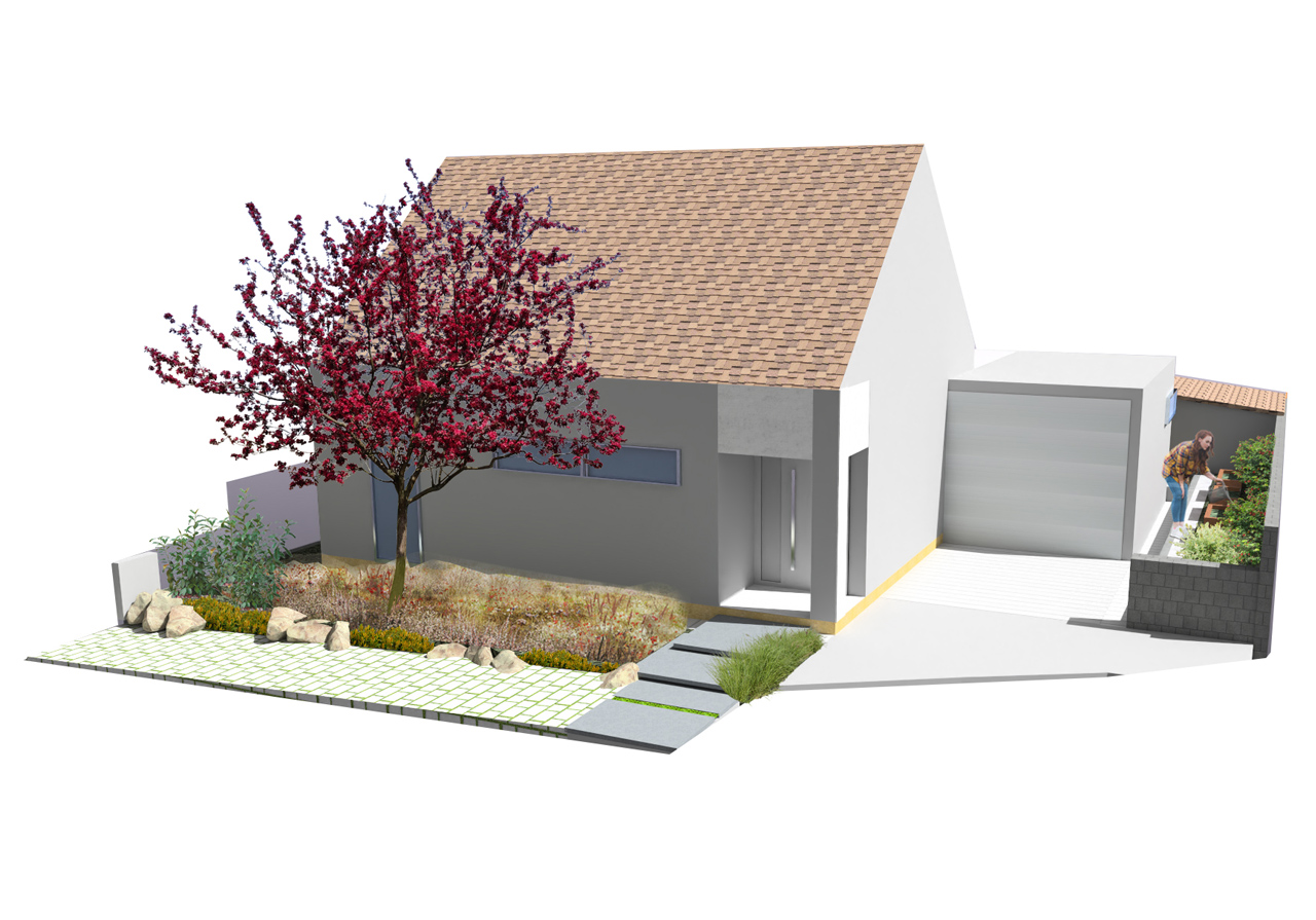 Ukážka projektu záhrady 2