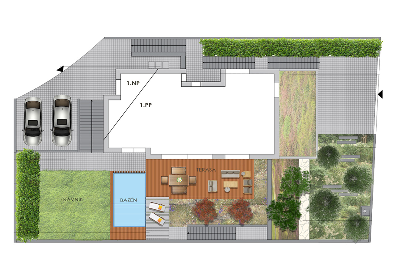 Ukážka projektu záhrady 3