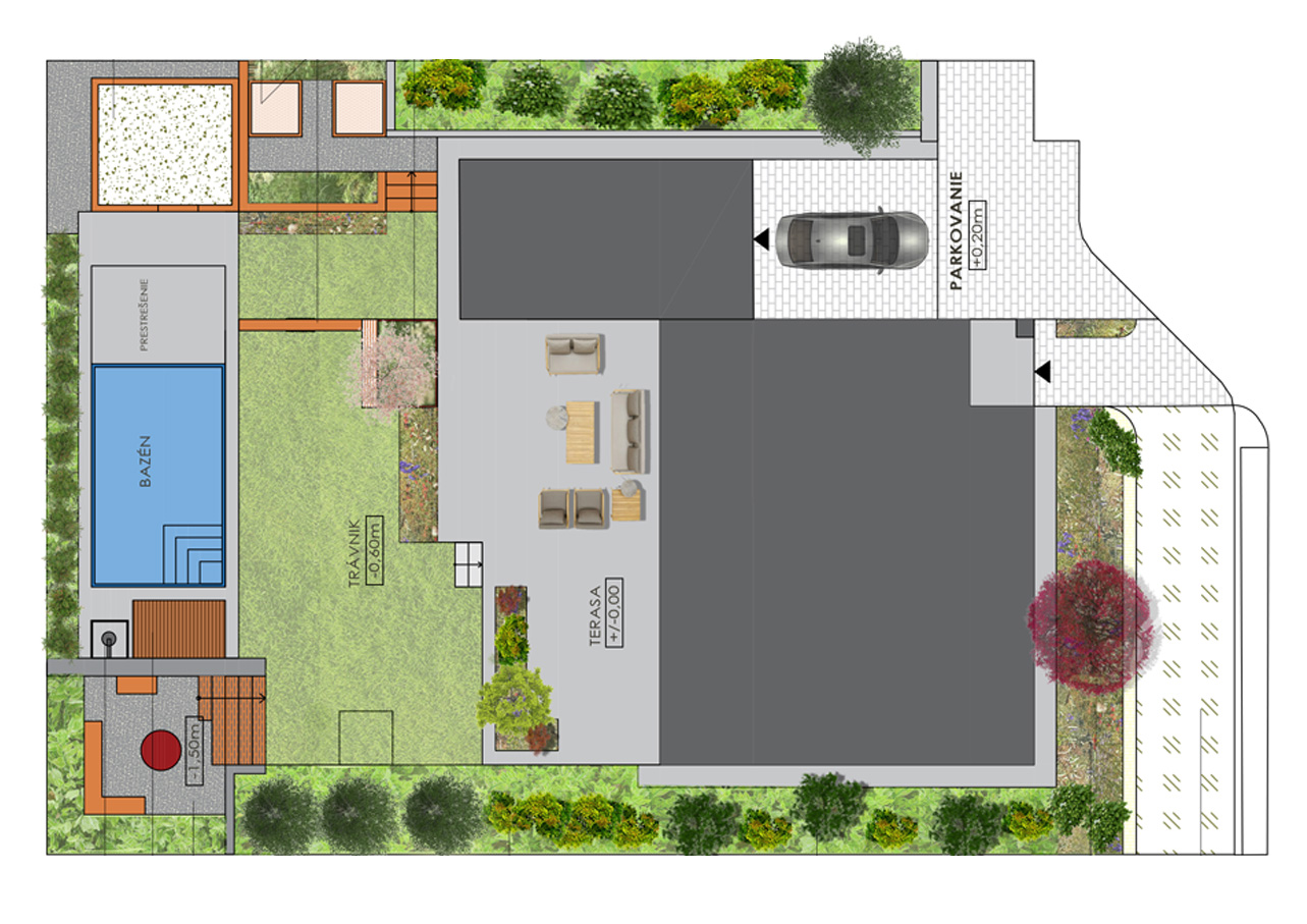 Ukážka projektu záhrady 4