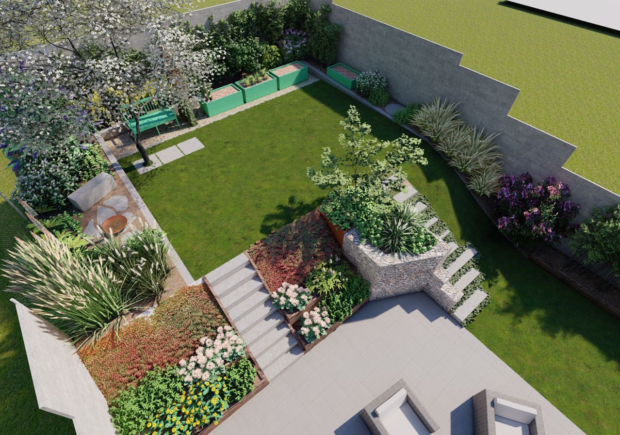 Ukážka projektu záhrady 5