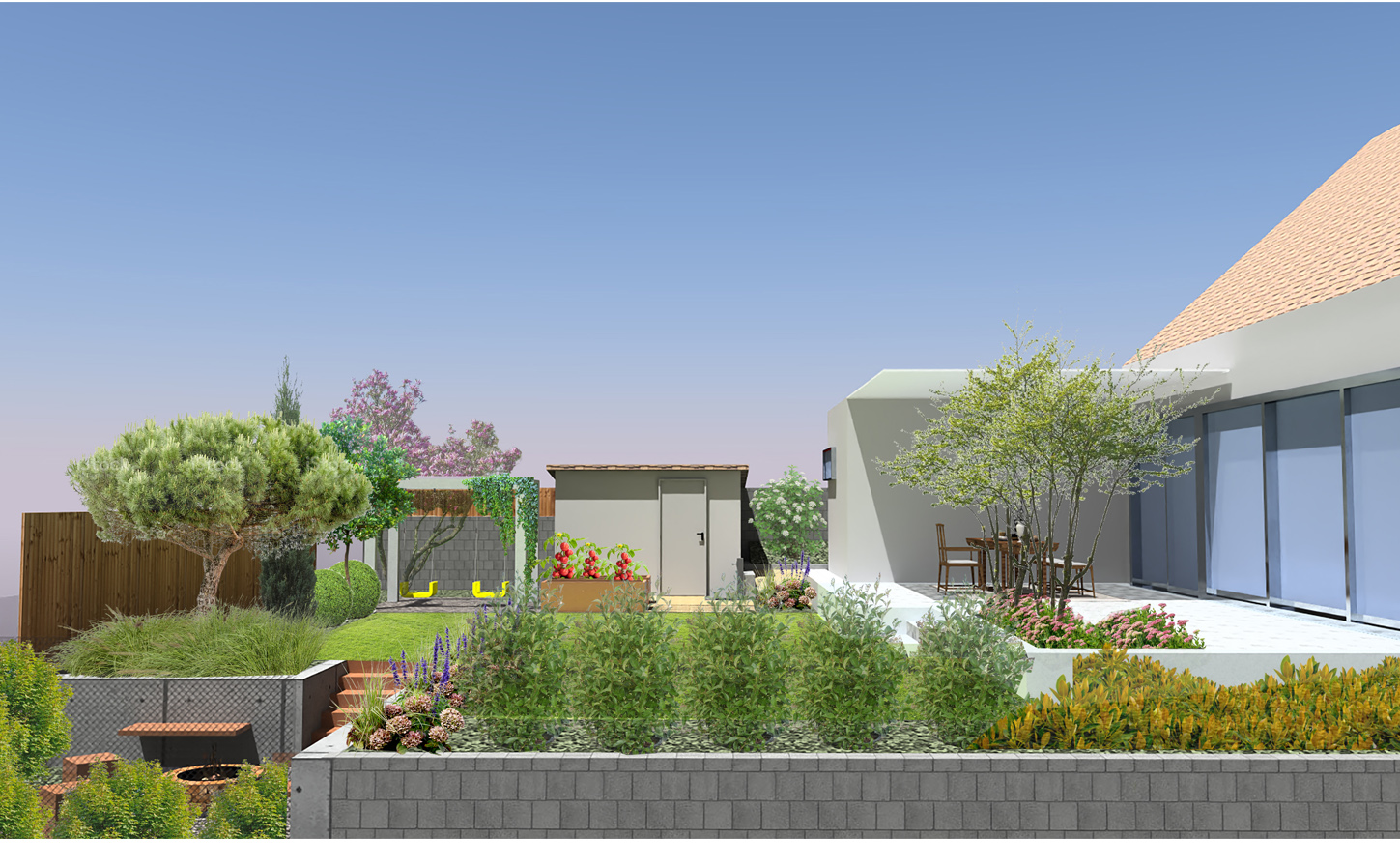 Ukážka projektu záhrady 7